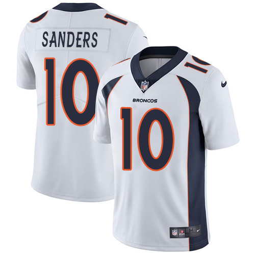 Nike Broncos #10 Emmanuel Sanders White Youth Stitched NFL Vapor Untouchable Limited Jersey